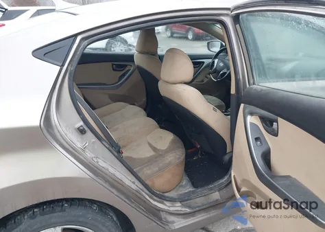 2013 Hyundai Elantra Gls from USA, damaged, VIN 5NPDH4AEXDH419655